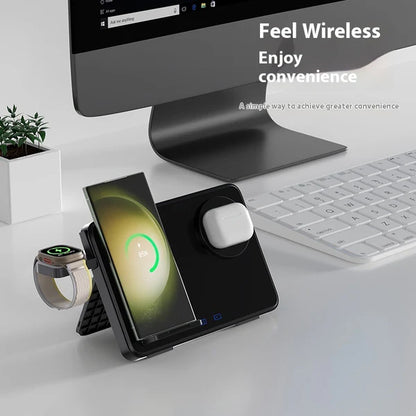 15W Three-in-One Wireless Charger