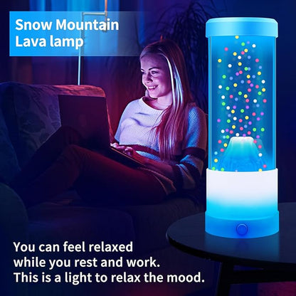 Snowy Mountains Lava Lamp