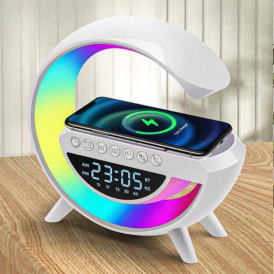 Digital Led Wireless Charger Speaker